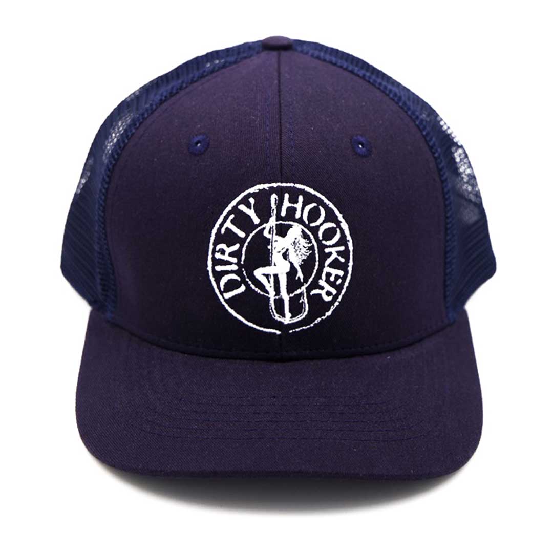 Dirty Hooker COMBO: Navy Dry Fit with DH Outlaw White & Premium Navy Hat